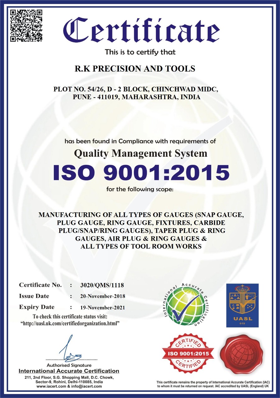 ISO Certificate